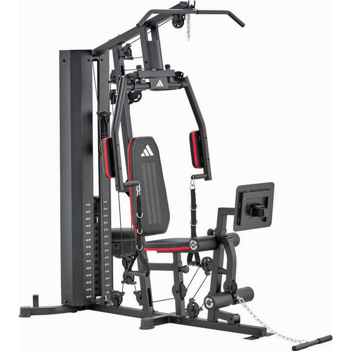 adidas Performance Kraftstation Home Gym, 70 kg Gewichtsblock, vielseitige Übungen