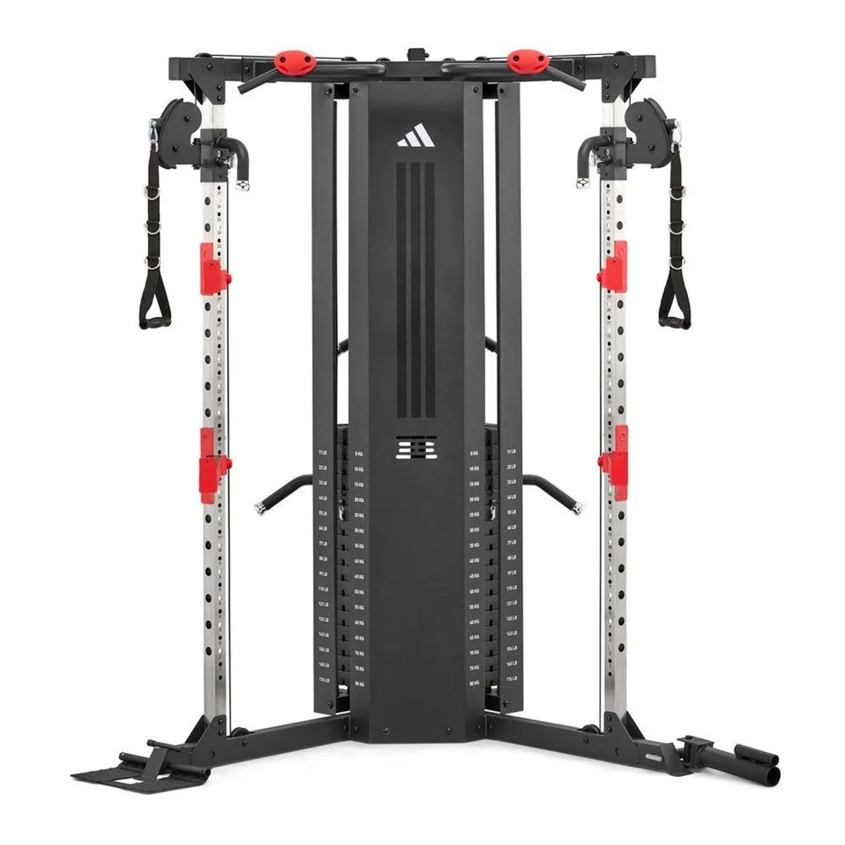 adidas Performance Cable Crossover, 2x80 kg Gewichtsblöcke, 40-fach verstellbar, integriertes Rack 3