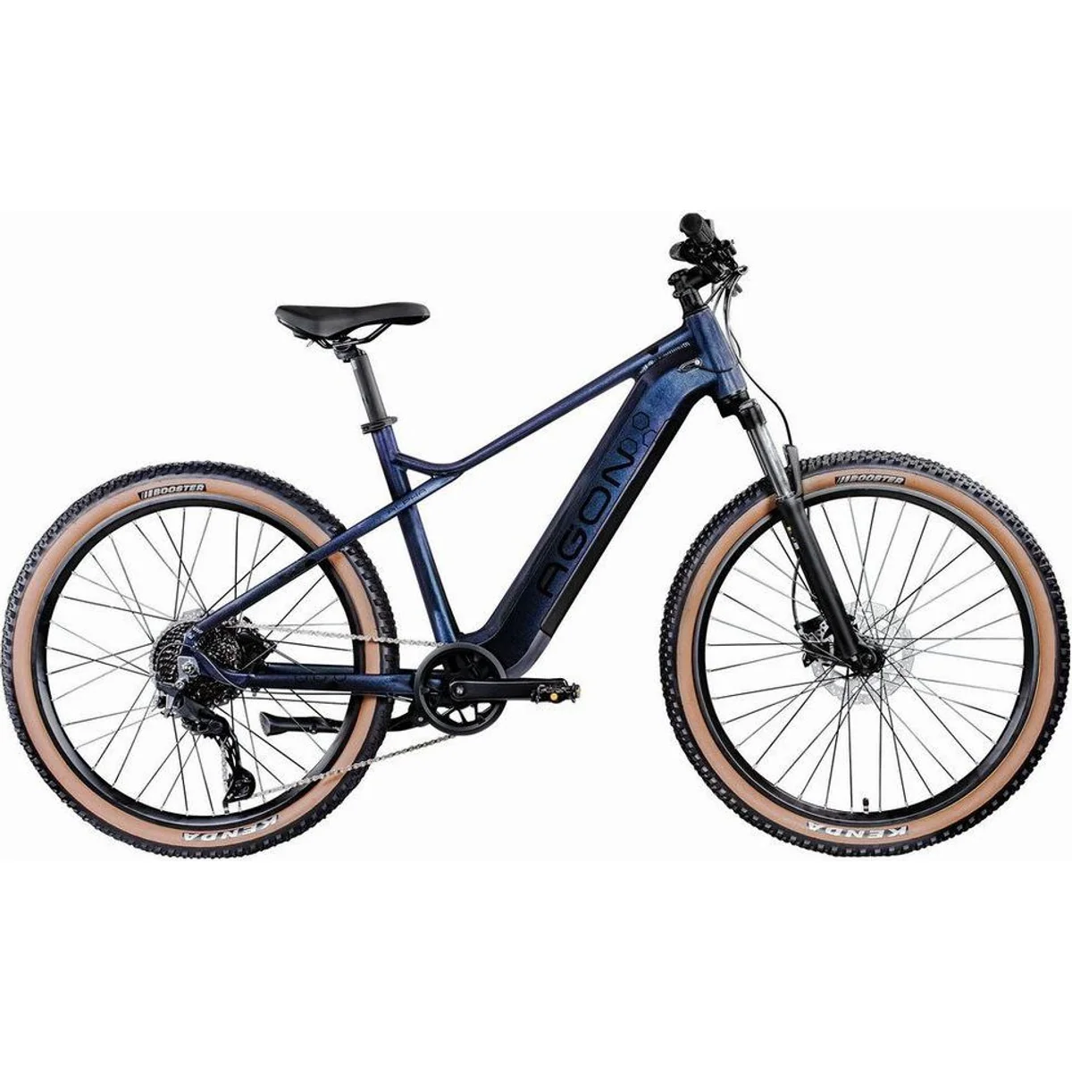 Agon E-Bike Mountainbike Alpha, 10 Gang Shimano Deore, 540 Wh Akku