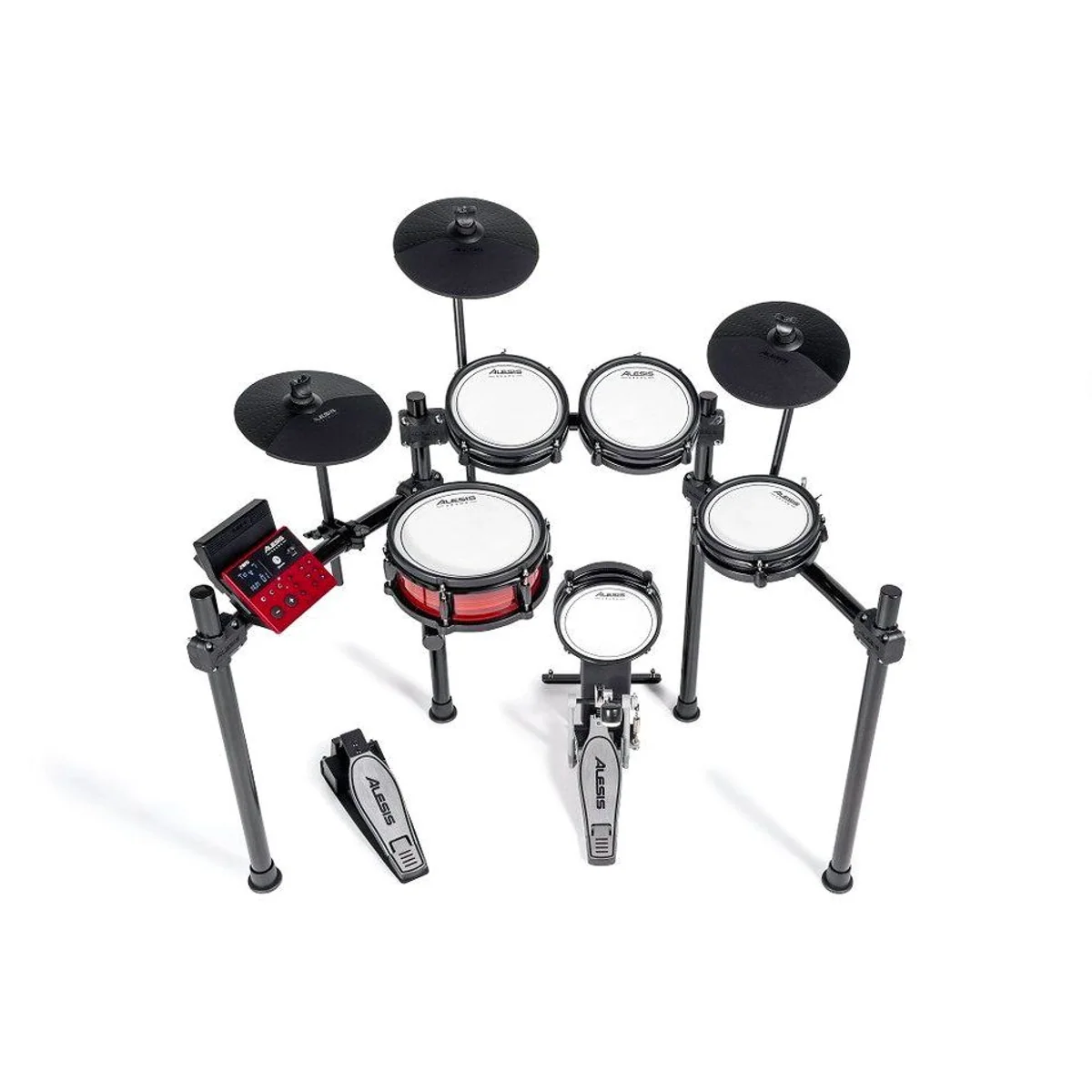 Alesis Nitro Pro Kit E-Drum, vielseitig, intuitiv, inklusive Lernplattform