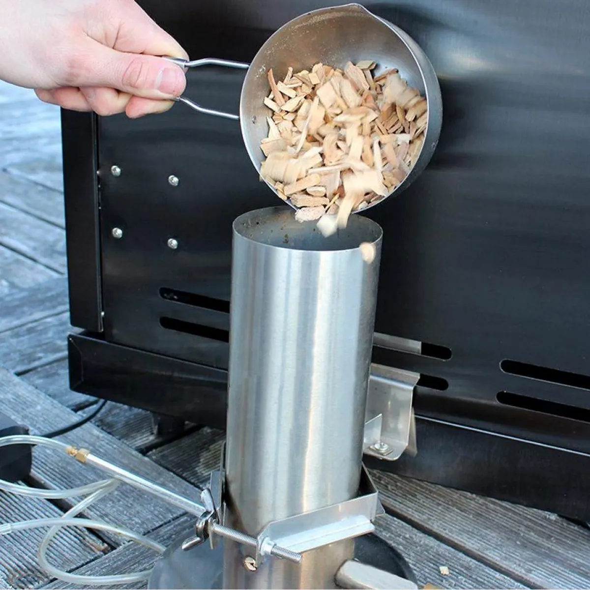 All Grill Smokesystem mit Halterung, universell einsetzbar für CHEF und ALLROUNDER 2