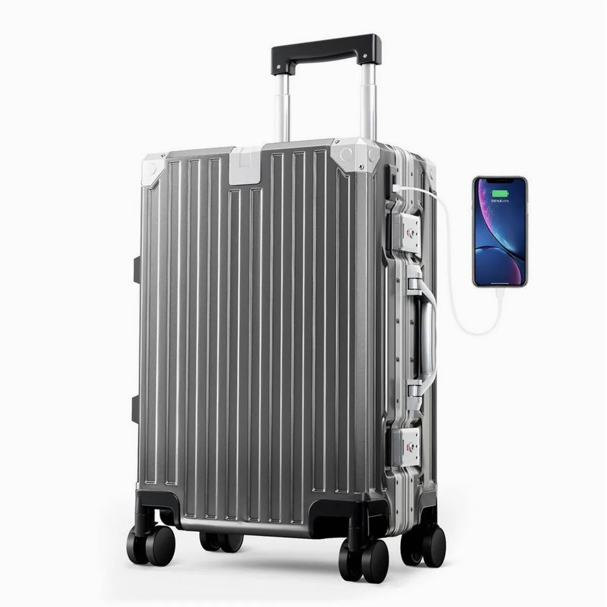 ALPHA CAMP Koffer Hartschale, TSA-Schloss, Aluminiumrahmen — robust, leicht, vielseitig