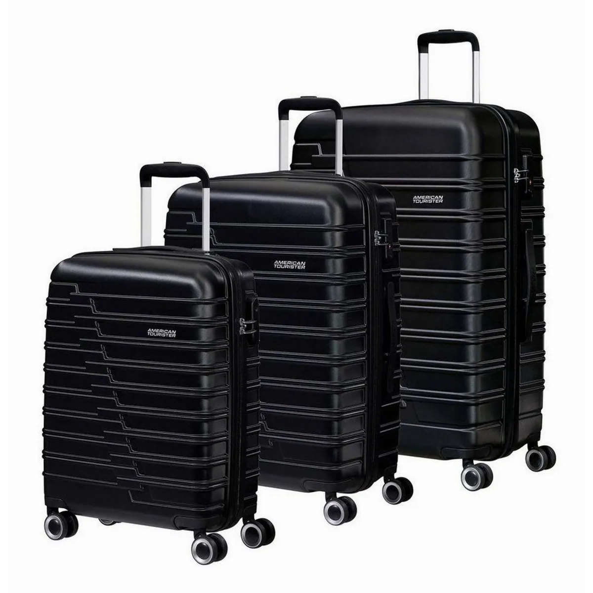 American Tourister Activair 3 PC Set A, 4 Rollen, leicht & geräumig