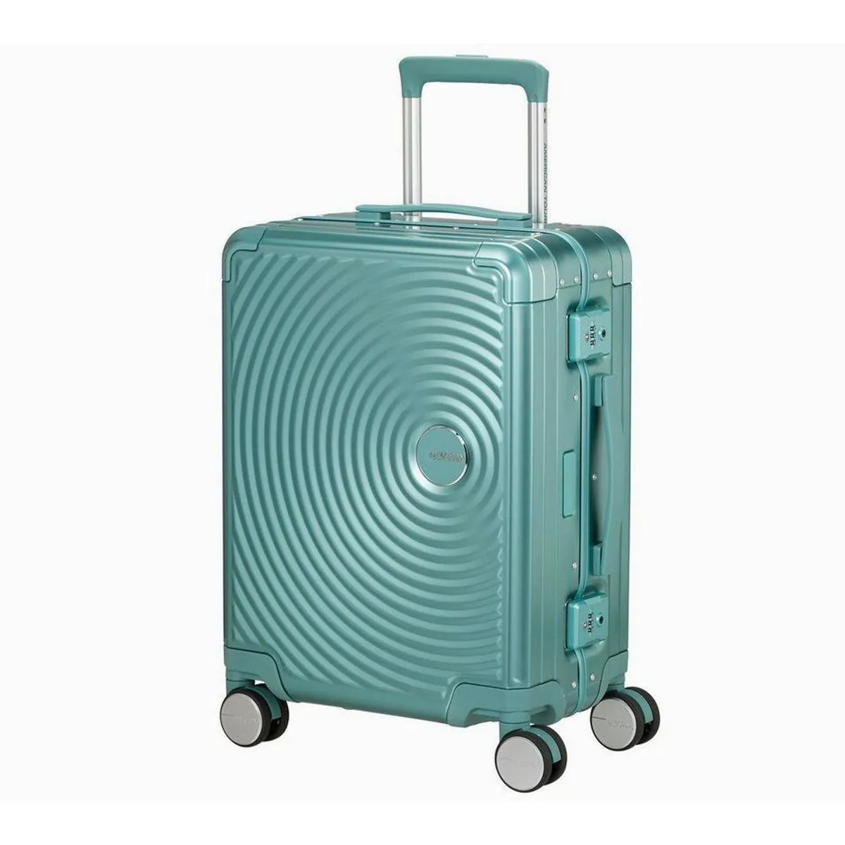 American Tourister Soundbox Alu Spinner 55 cm, 4 Rollen, TSA-Zahlenschloss