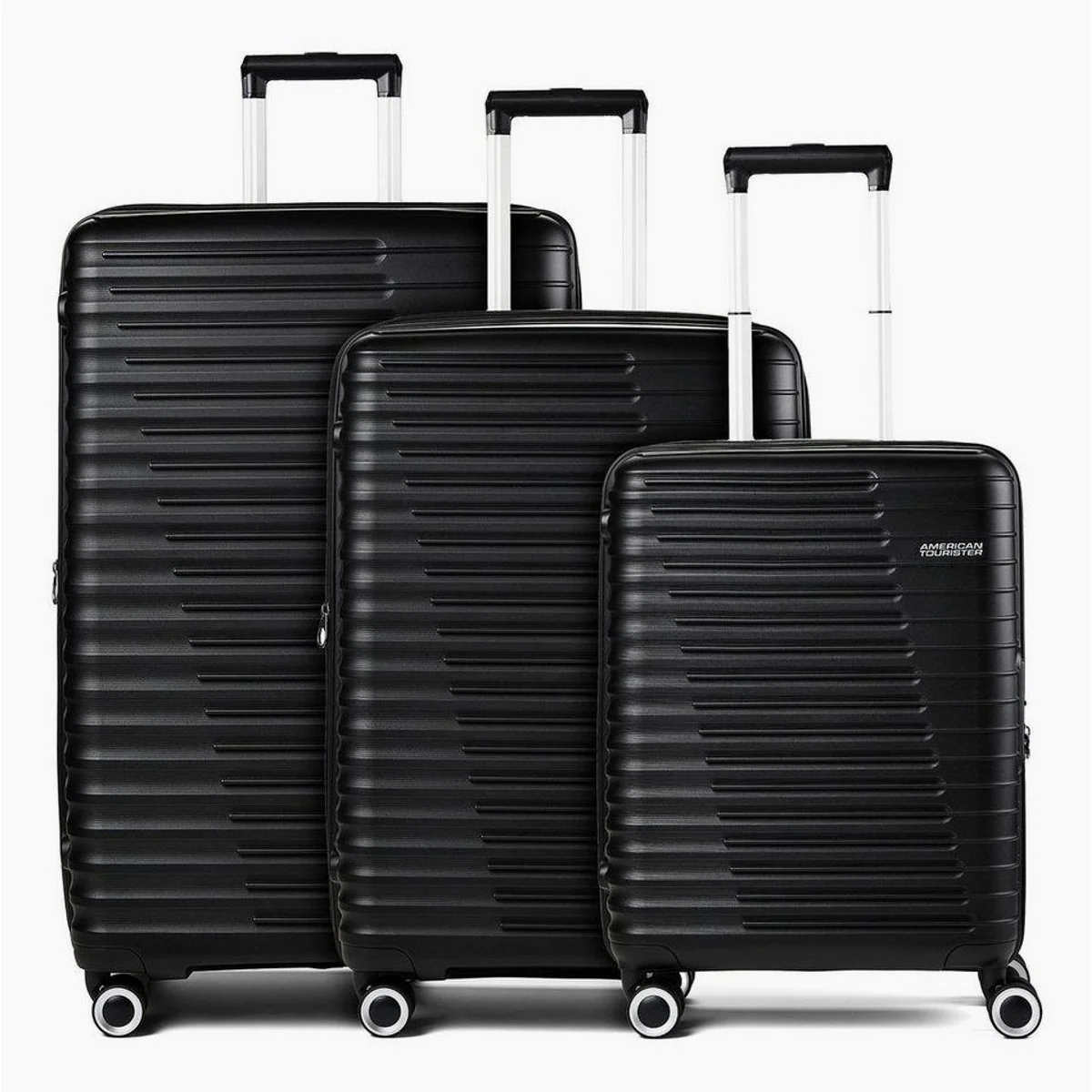American Tourister Roadrush Trolleyset, 3-teilig, 4 Rollen, robustes Polypropylen