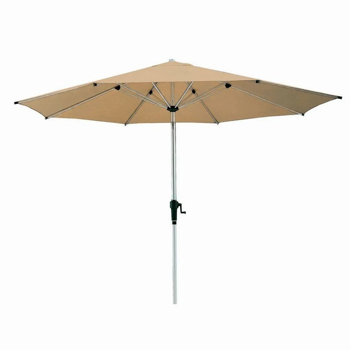 anndora Marktschirm Sonnenschirm 3 m, stabil, knickbar, UV-beständig