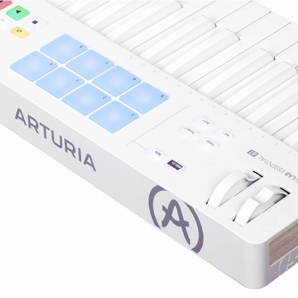 Arturia KeyLab Essential 61 Mk3 Alpine White, USB DAW-Controller, 61 Tasten, 8 Pads, 9 Fader 5