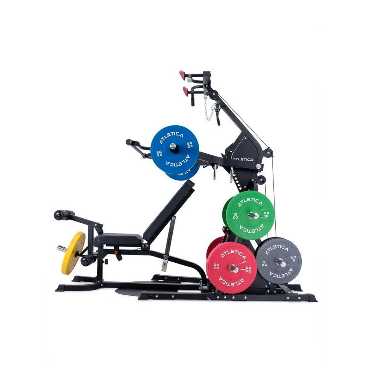 ATLETICA Triton Power Rack, Multigym mit 50 Übungen & platzsparendem Design 4