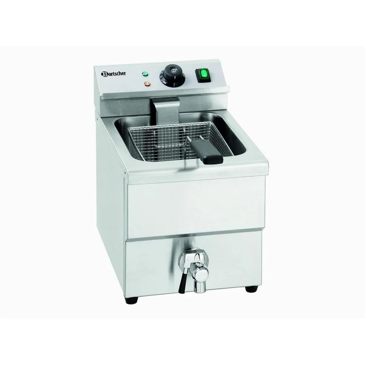 Bartscher Fritteuse IMBISS I, 8 Liter, Kaltzone, Fettablasshahn 2