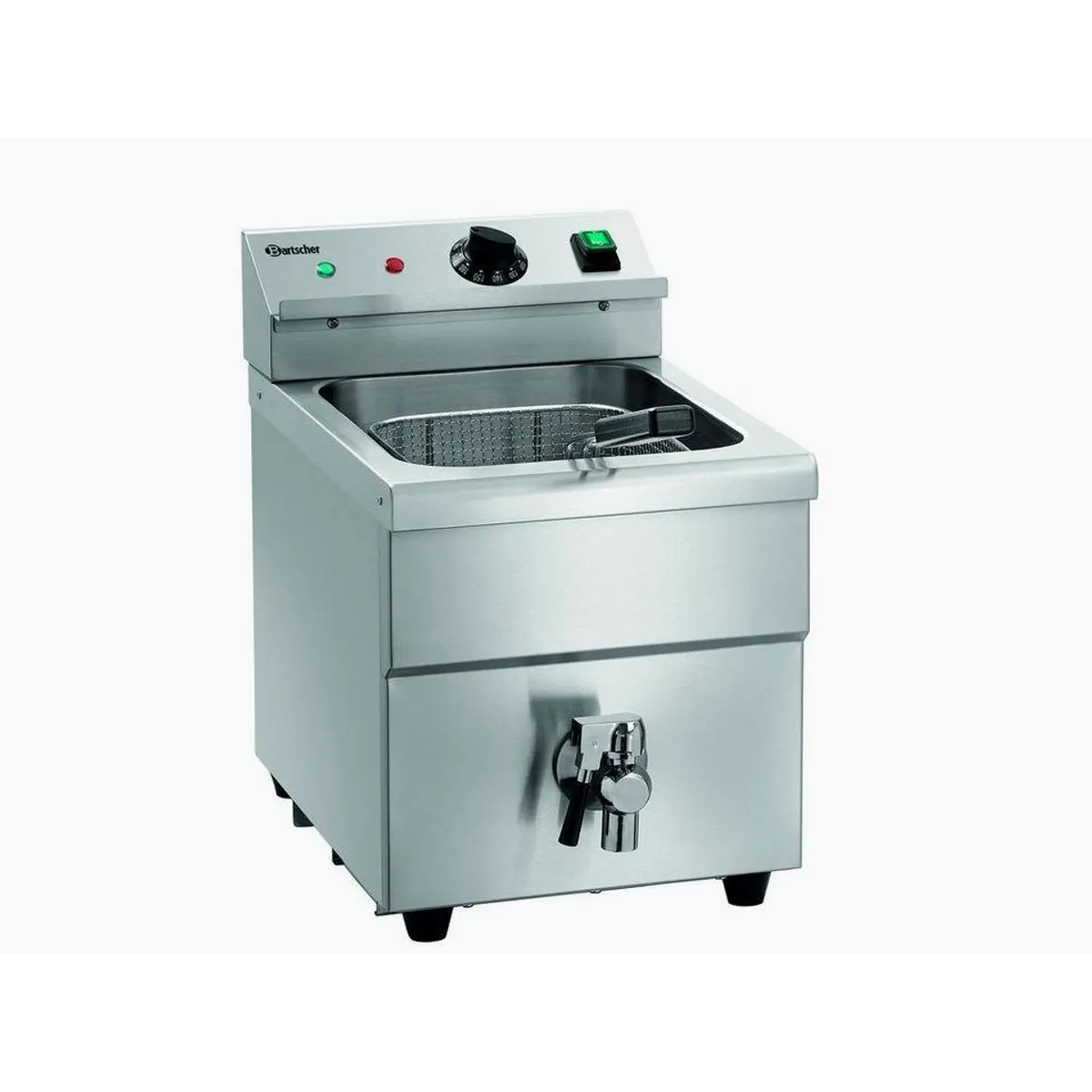 Bartscher Induktions-Fritteuse 8L Plus, präzise Temperaturregelung, Edelstahl 2