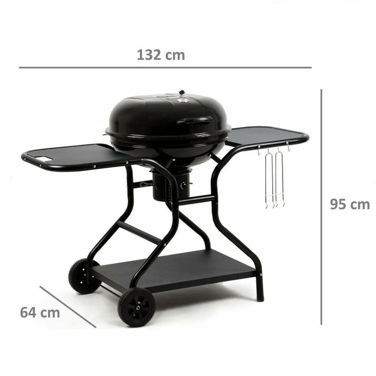 BBQ-Toro Kugelgrill Ø 57 cm, große Grillfläche & abnehmbarer Aschekasten 4