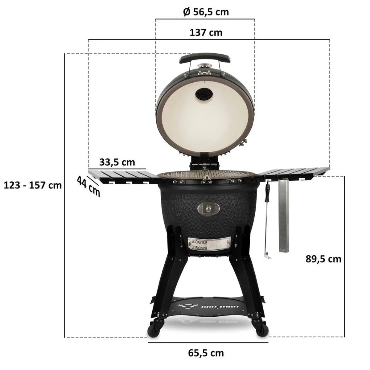 BBQ-Toro Yoru Keramikgrill Ø 56 cm, vielseitig & hitzespeichernd 5