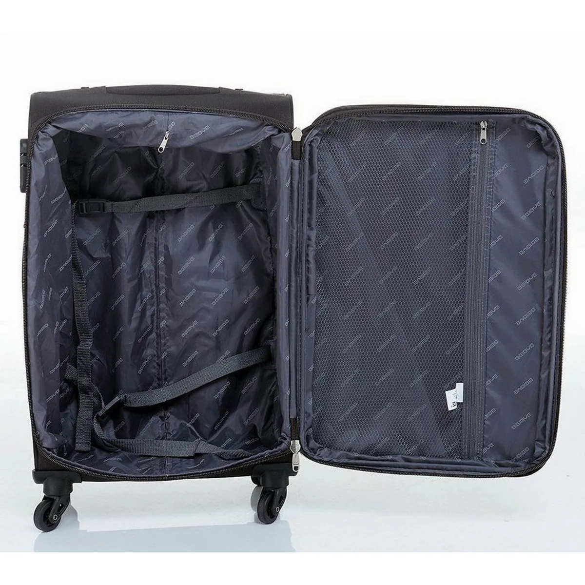 Beibye Trolleyset 3-tlg., leichtes Nylon, 4 Rollen, Dehnfalte 5