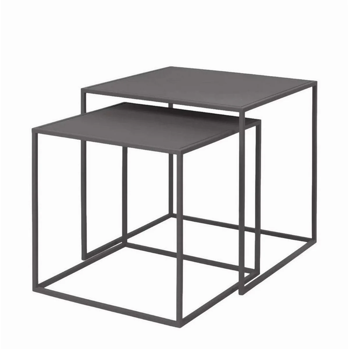 Blomus FERA Beistelltisch Set, zwei Größen, pulverbeschichteter Stahl