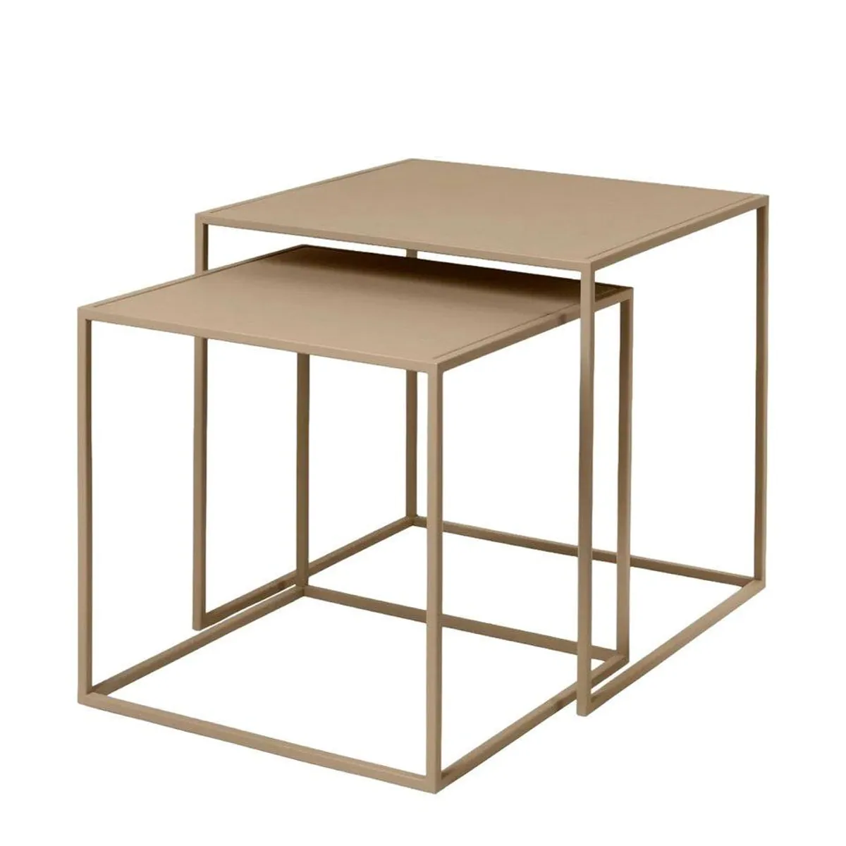 Blomus FERA Beistelltisch Set, 2 Größen, pulverbeschichteter Stahl