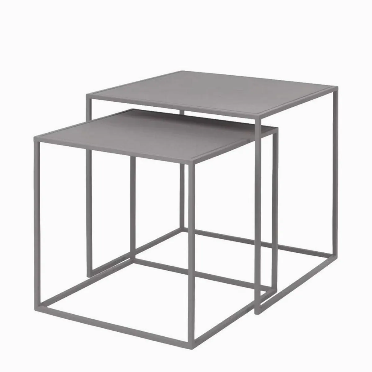 Blomus FERA Beistelltisch Set, 2 Größen, pulverbeschichteter Stahl
