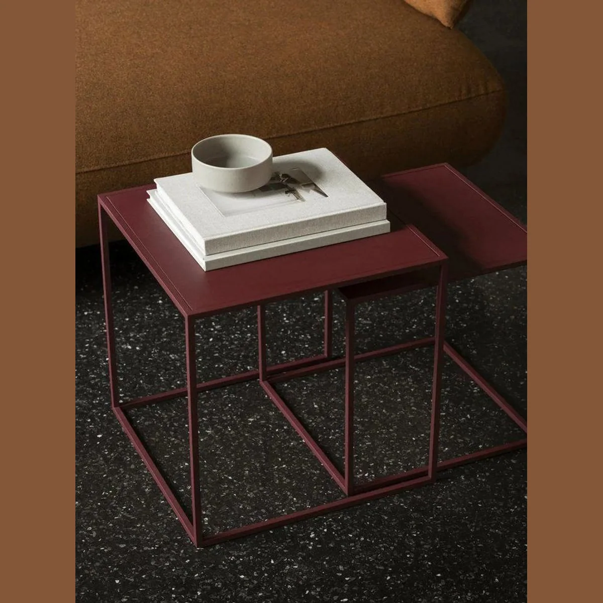 Blomus FERA Beistelltisch Set, 2 Größen, pulverbeschichteter Stahl 5