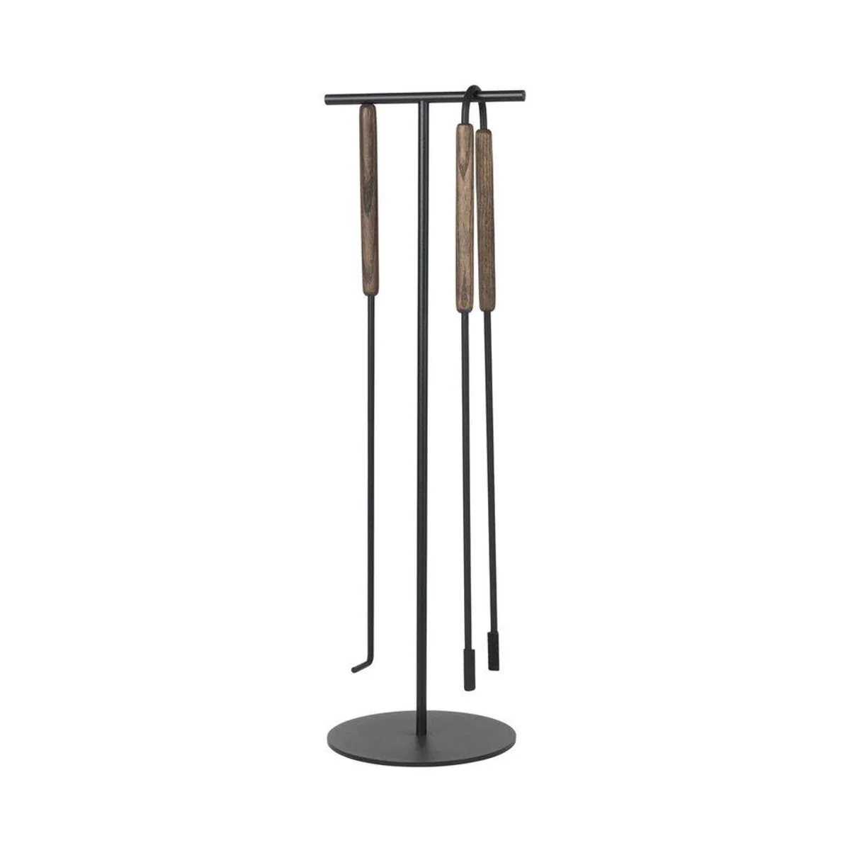 blomus ASHI Kamingarnitur, edles Design aus Stahl & Holz, 3-teilig