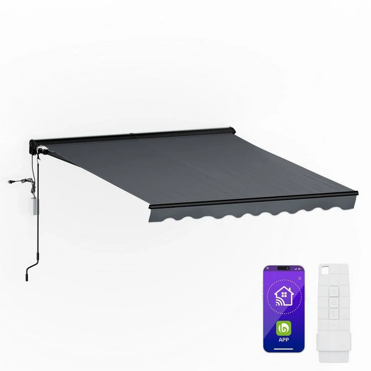blumfeldt CloudShade Markise, UV-Schutz, Smart Remote, robustes Design 2