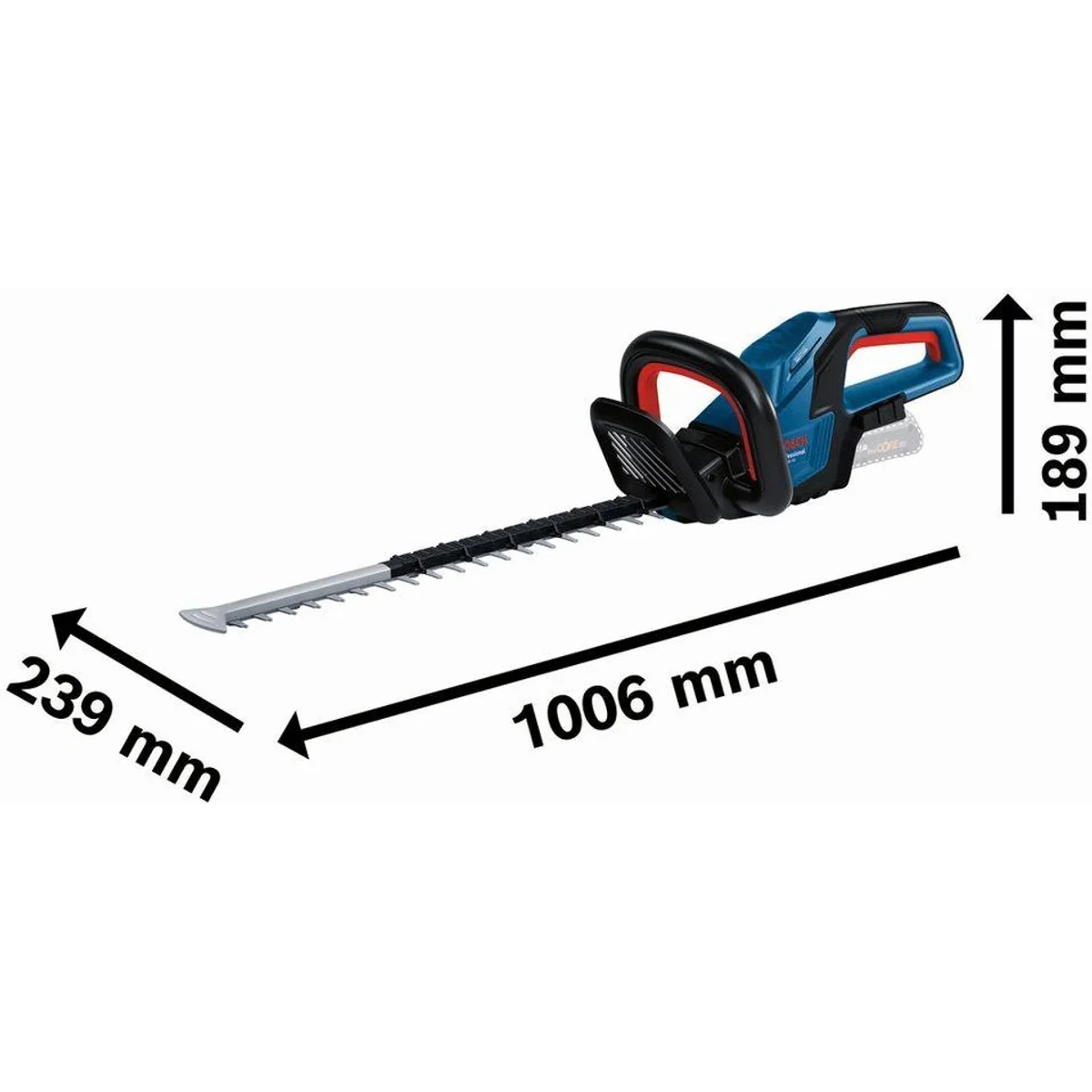 Bosch Professional GHE 18V-50 Akku-Heckenschere, ergonomisch, bürstenlos, leise 5