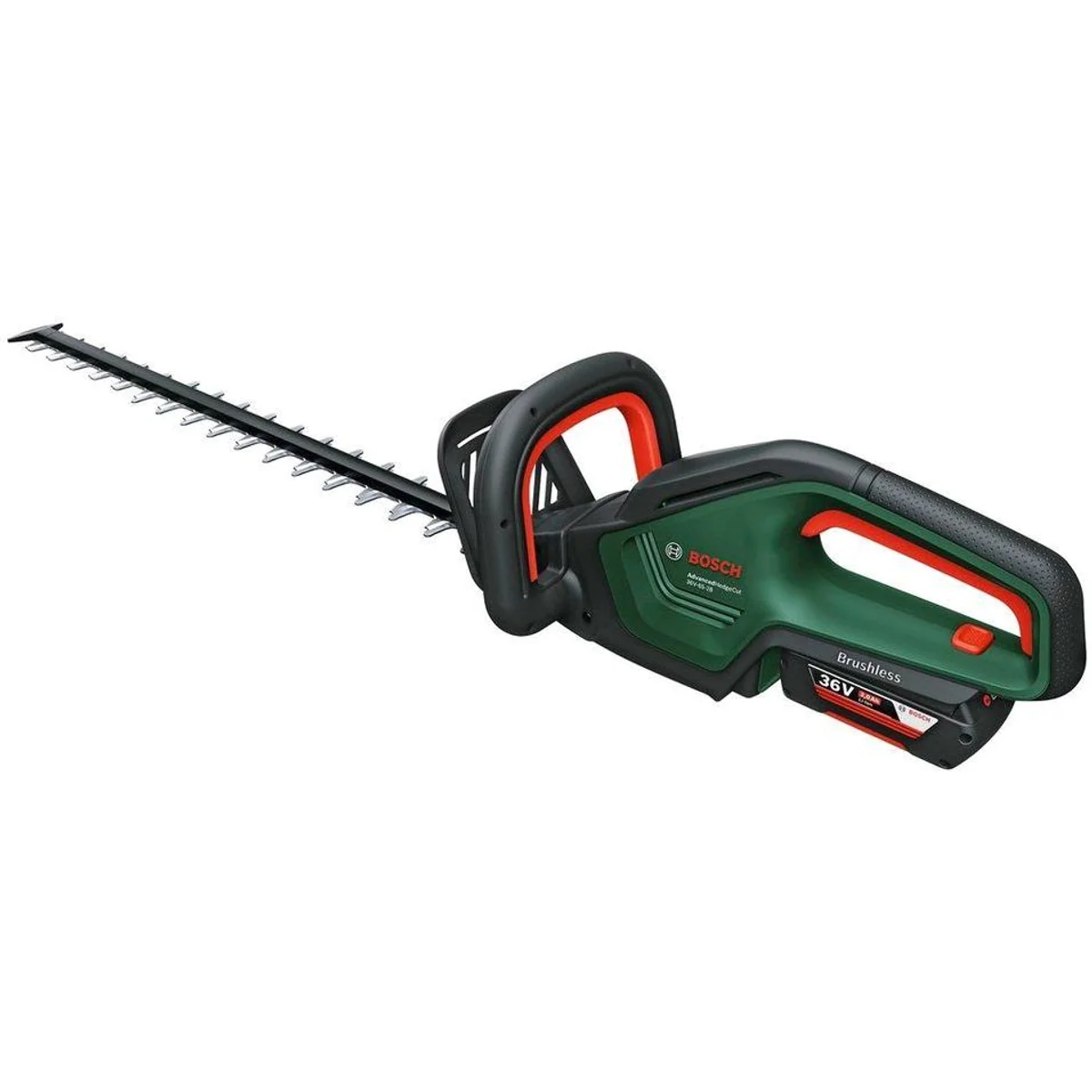 Bosch Home & Garden AdvancedHedgeCut 36V, kabellose Heckenschere, bürstenloser Motor, Anti-Blockier-System