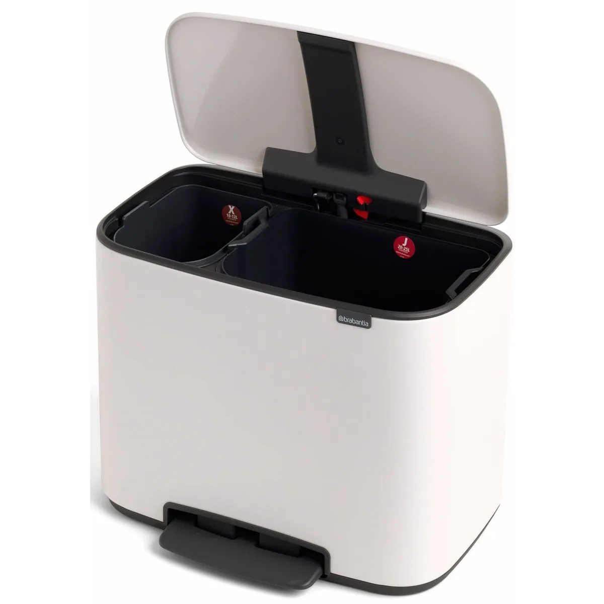 Brabantia Bo Treteimer, 11 + 23L, sanft schließend, praktische Pedalbedienung 4