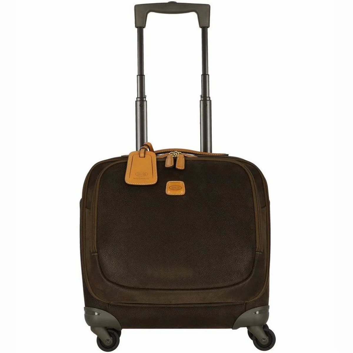 Bric's Life Business-Trolley, 4 Rollen, elegantes Kunstleder
