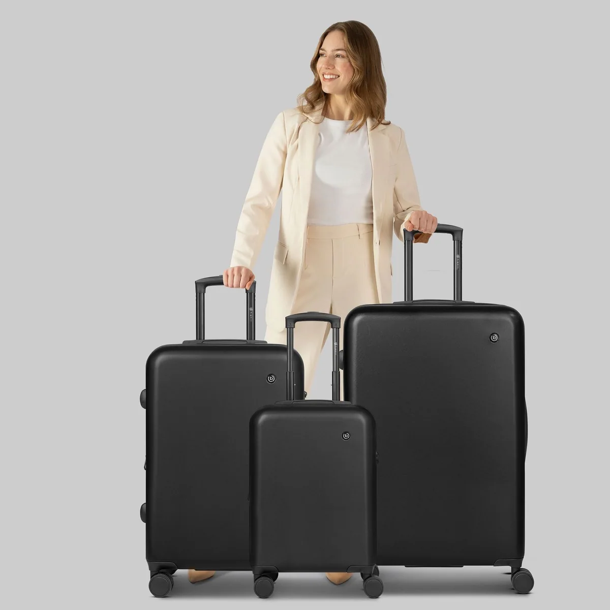 Bugatti Valencia 2.0 Trolleyset, 3-teilig, ABS, 4 Rollen 2