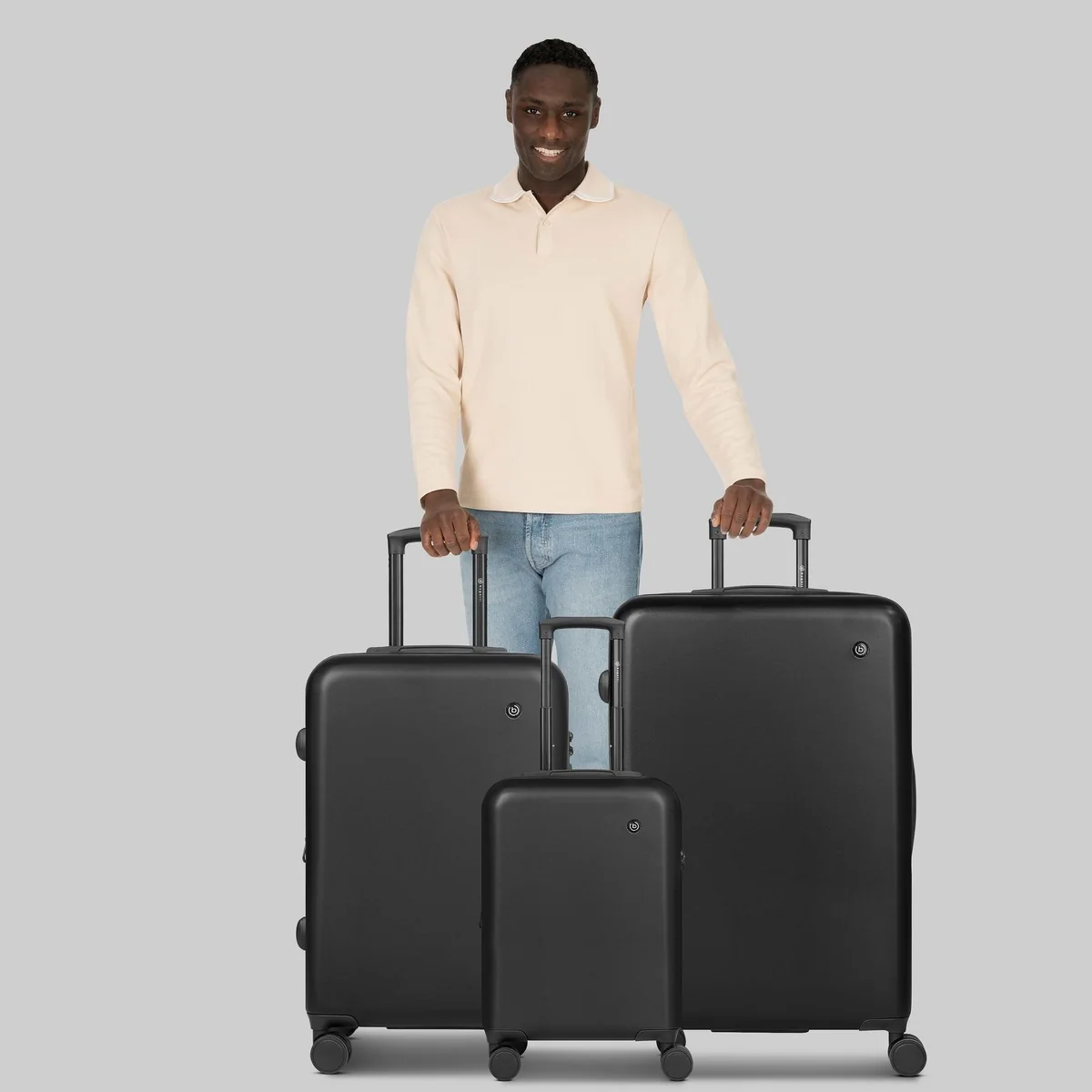 Bugatti Valencia 2.0 Trolleyset, 3-teilig, ABS, 4 Rollen 3