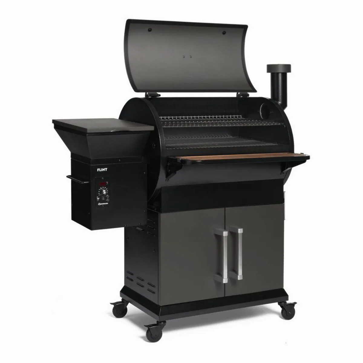 BURNHARD Smoker, präzise Temperaturkontrolle, große Grillfläche, witterungsbeständig 3