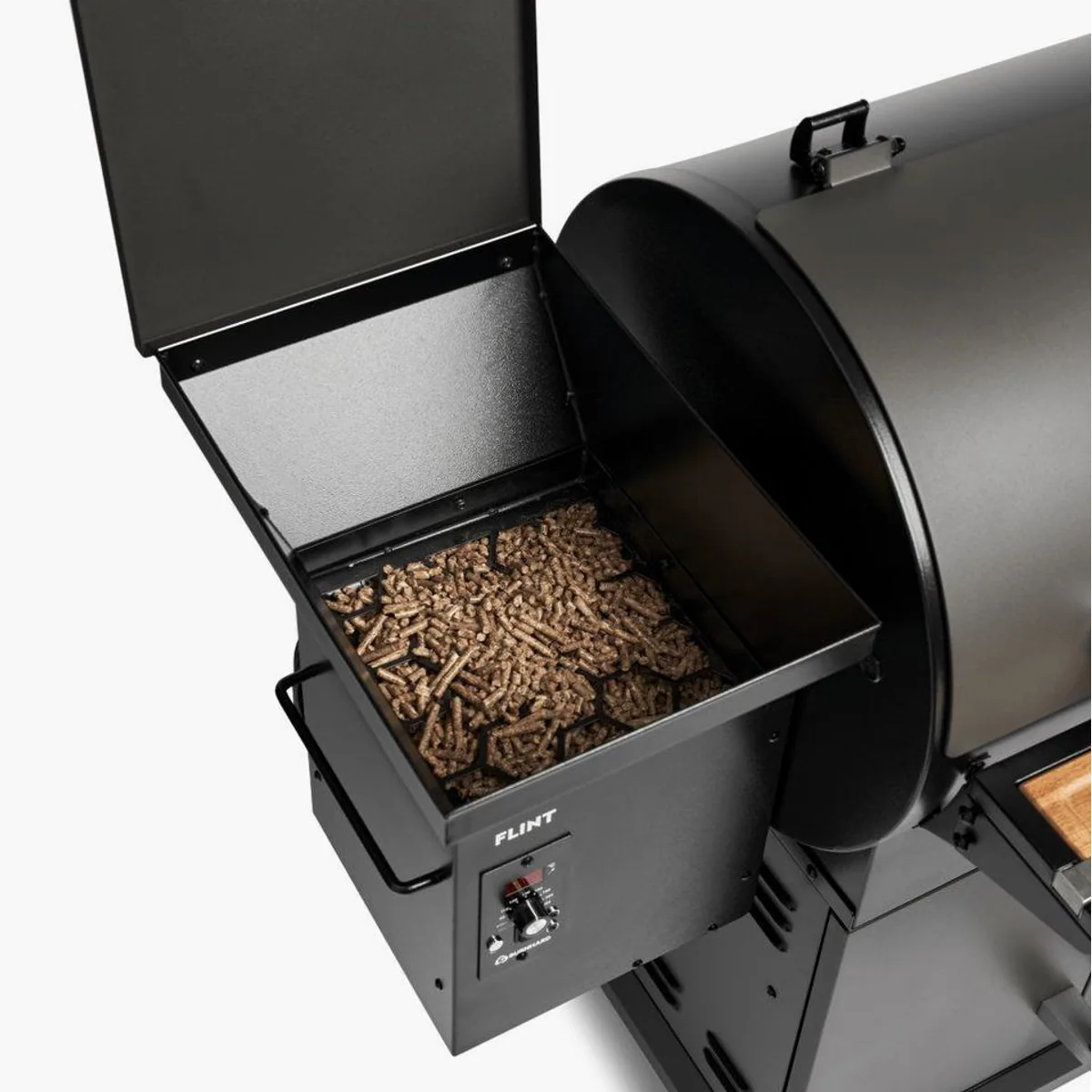 BURNHARD Smoker, präzise Temperaturkontrolle, große Grillfläche, witterungsbeständig 5