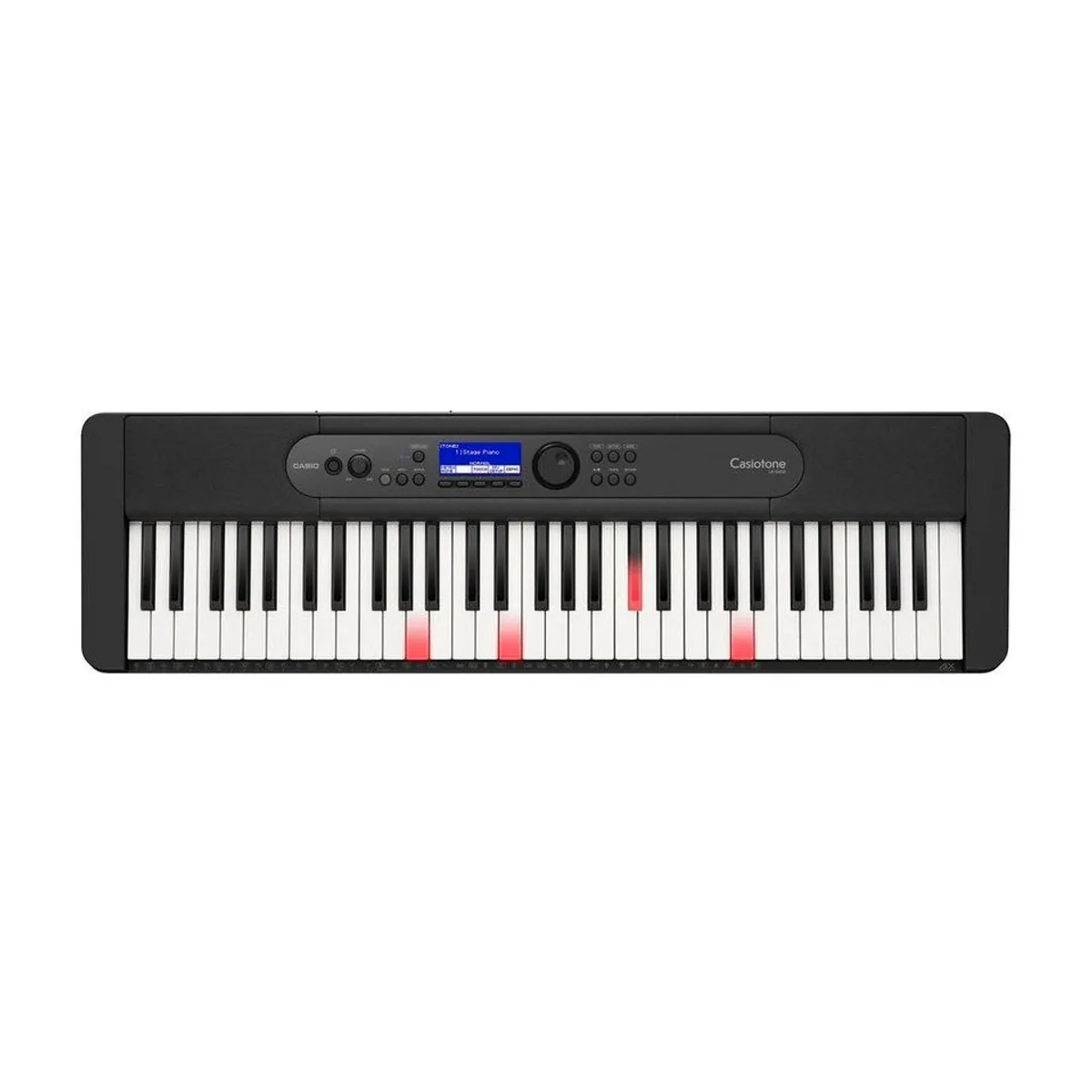 CASIO LK-S450 Home Keyboard, 61 anschlagdynamische Leuchttasten, 600 Sounds