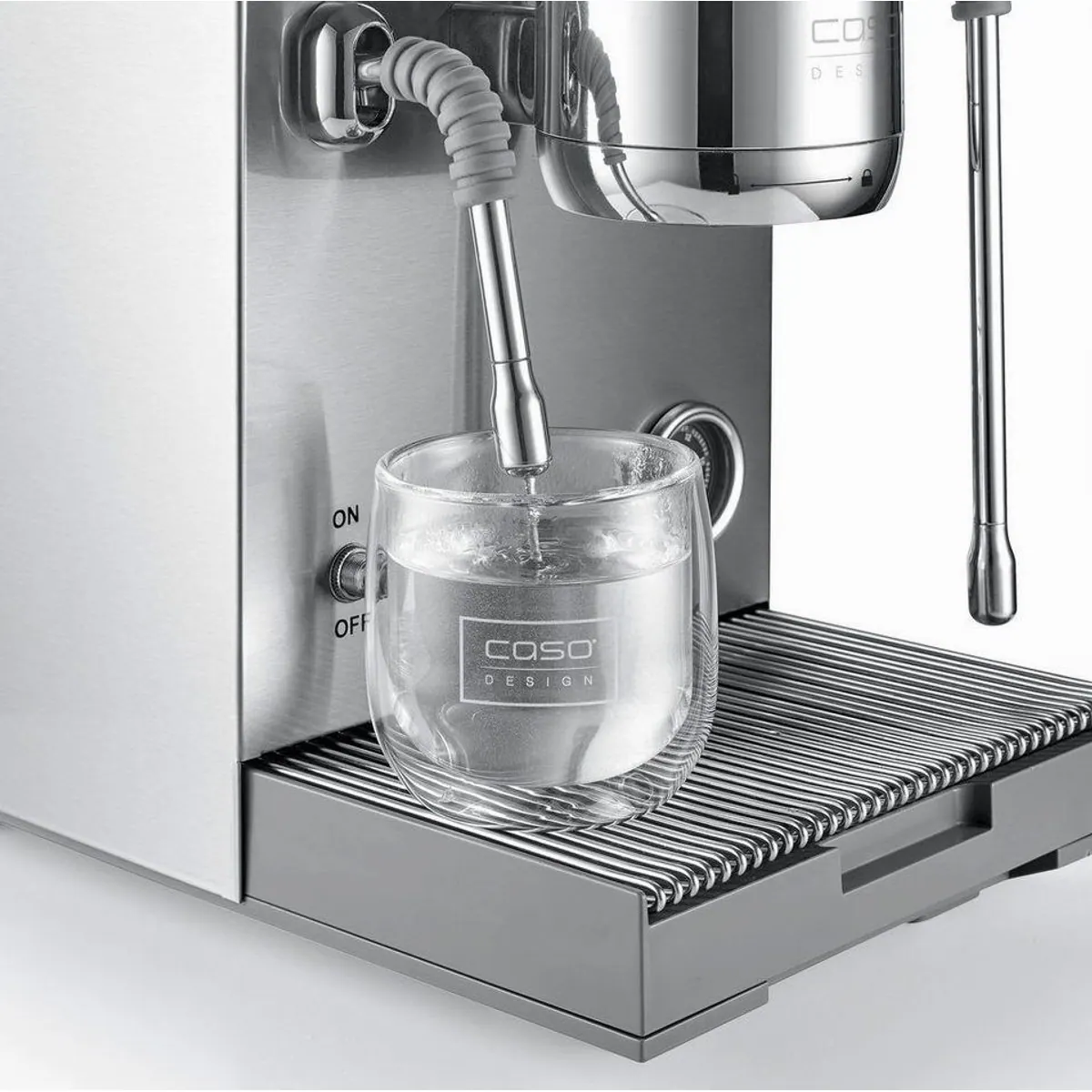 Caso EspressoGourmet Advanced Siebträgermaschine, 3000 Watt, 19 bar, Vorbrühfunktion 3