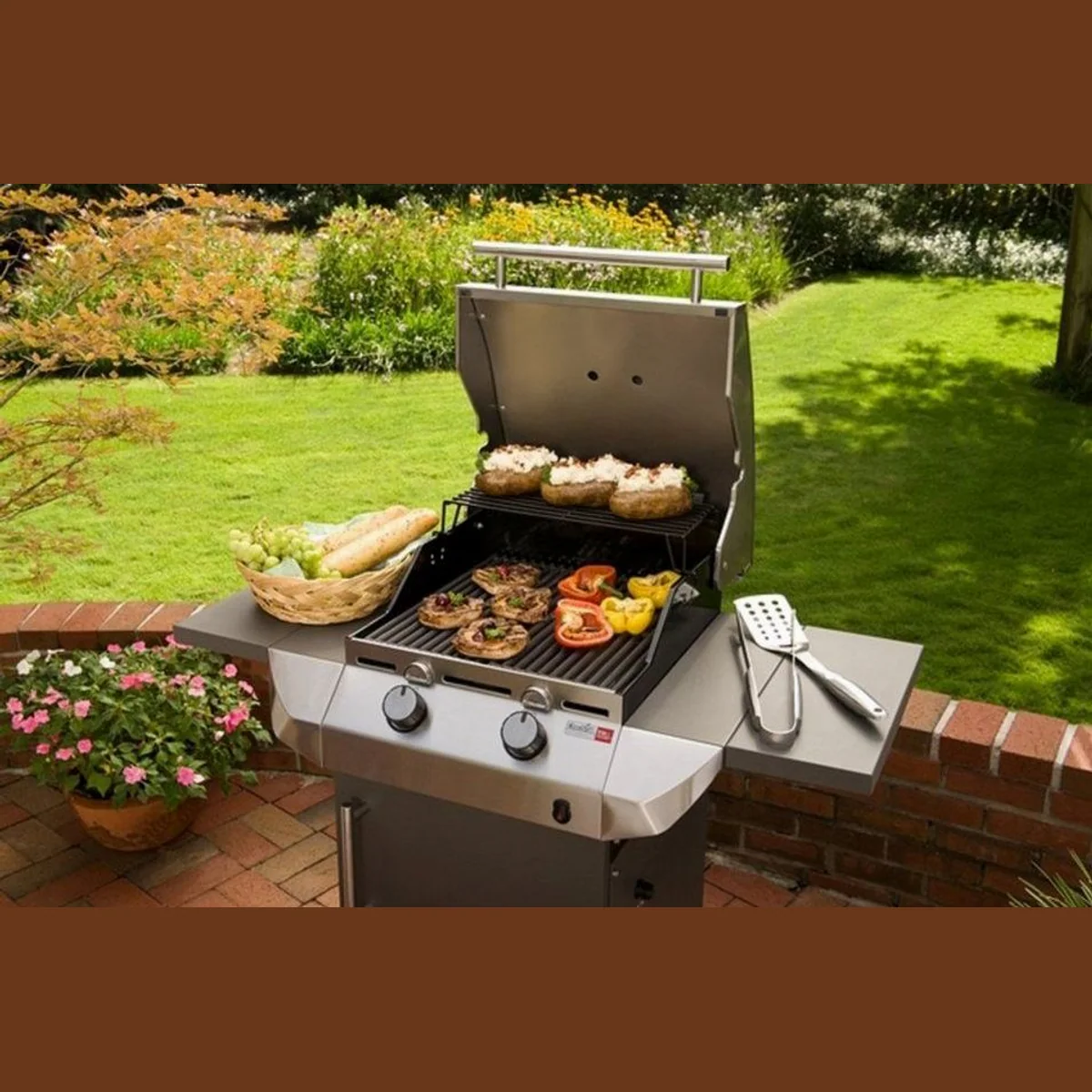 Char-Broil T22G Gasgrill, kompaktes Design, TRU-Infrared Grillsystem 2