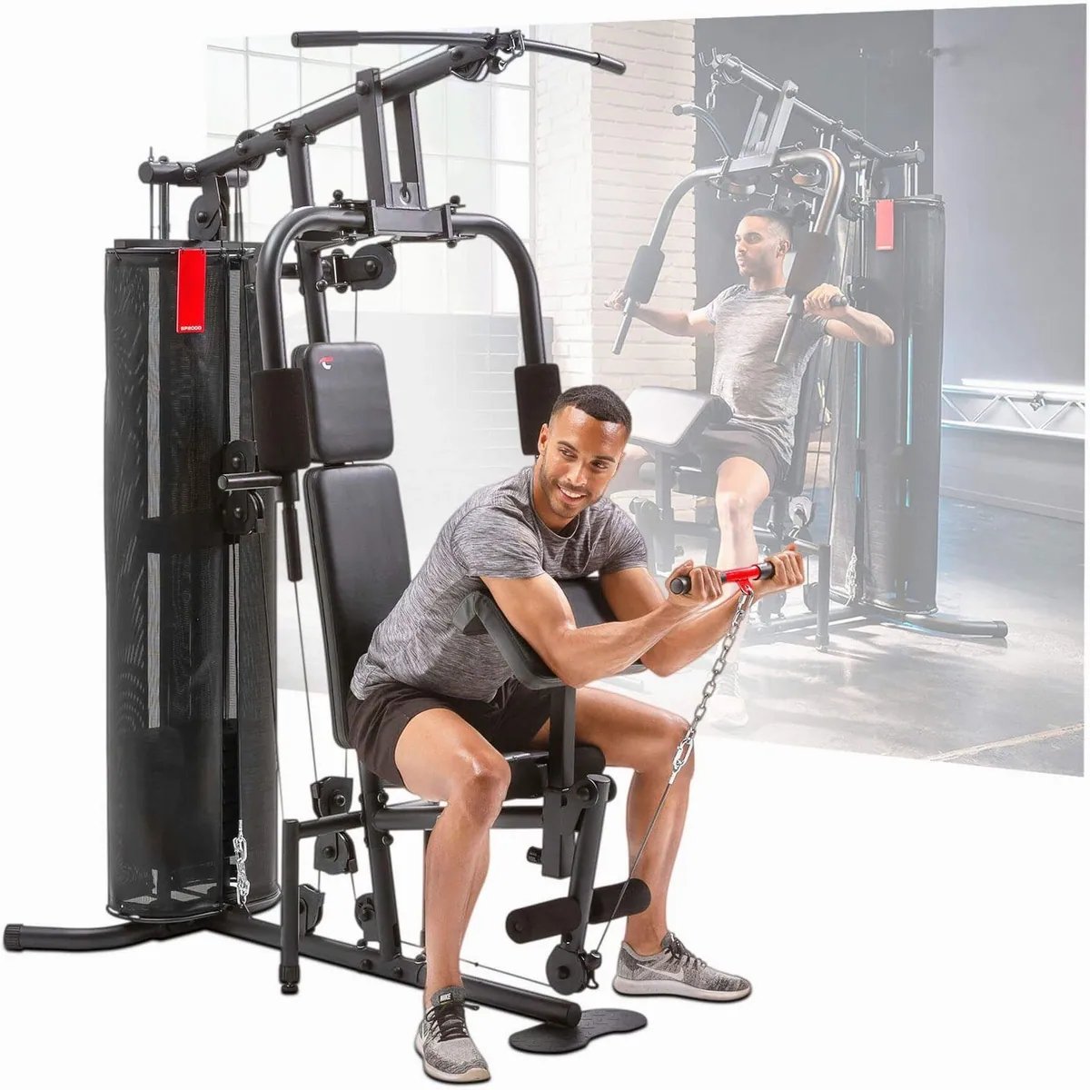 Christopeit Sport Kraftstation SP 2000, vielseitig, ergonomisch, platzsparend 2