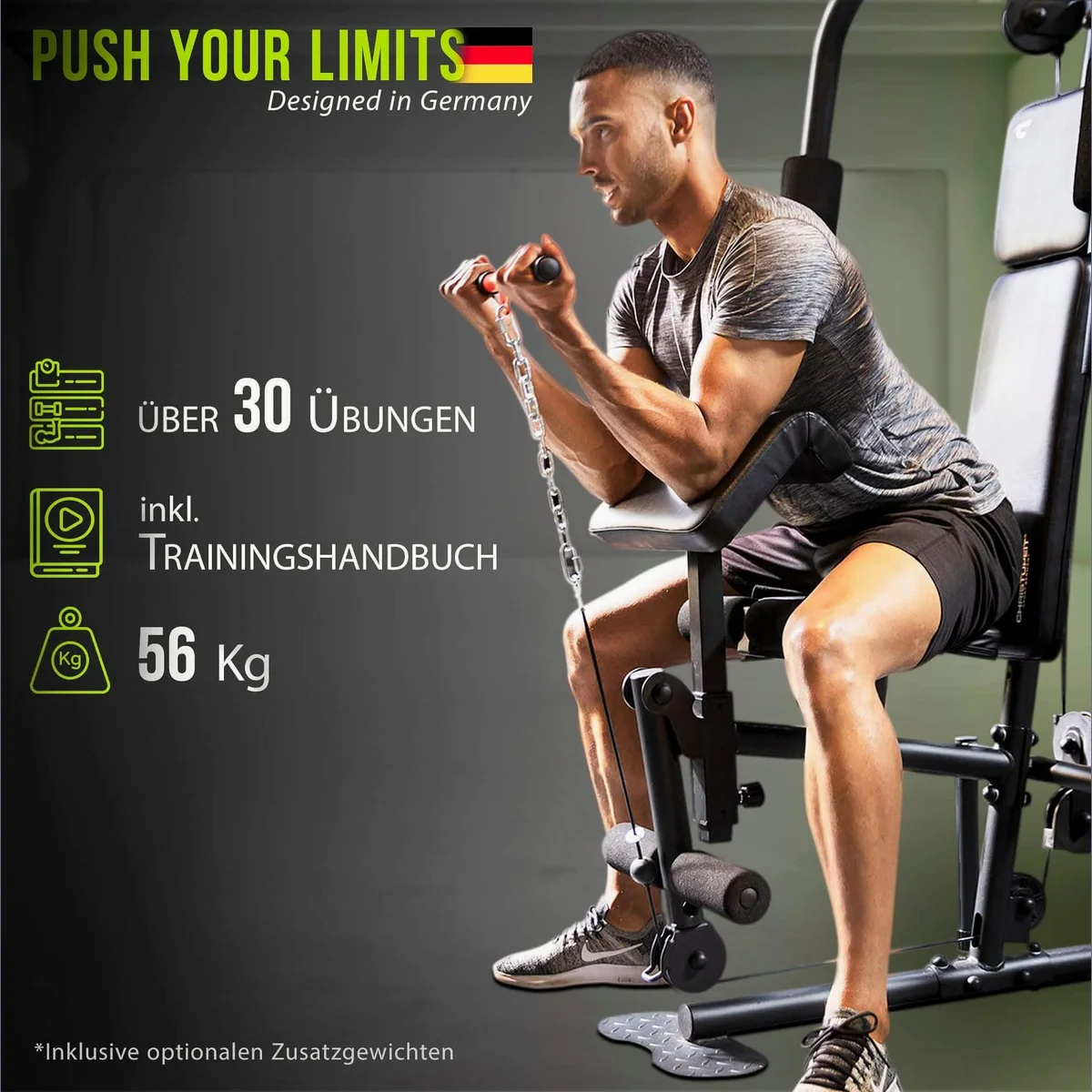 Christopeit Sport Kraftstation SP 2000, vielseitig, ergonomisch, platzsparend 3
