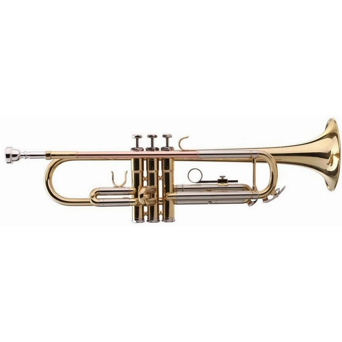 Classic Cantabile TR-40 Trompete Bb, Goldmessing Mundrohr, 125 mm Schallbecher — inkl. Koffer & Mundstück