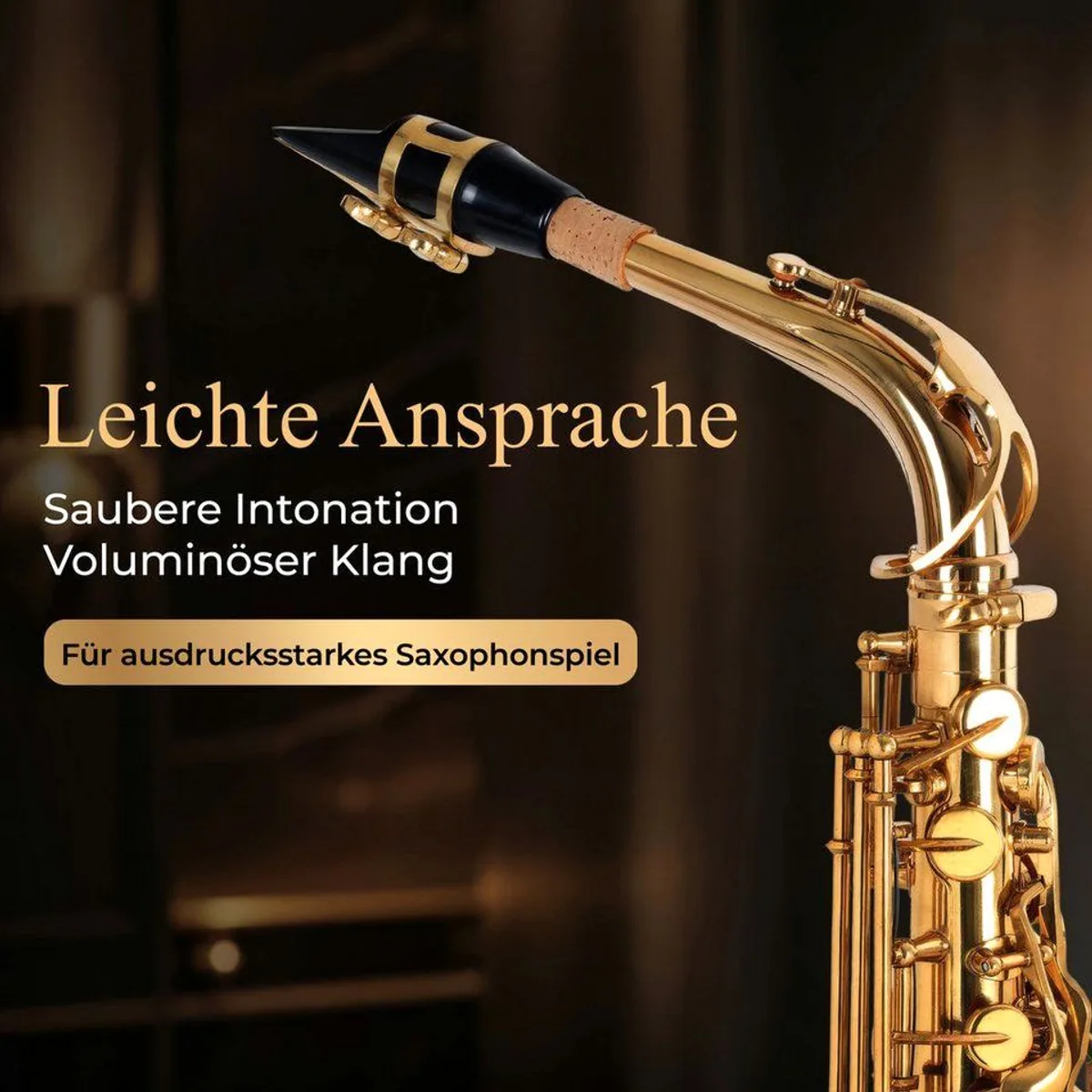 Classic Cantabile AS-450 Altsaxophon, leichter Spielkomfort, umfangreiches Zubehör 3