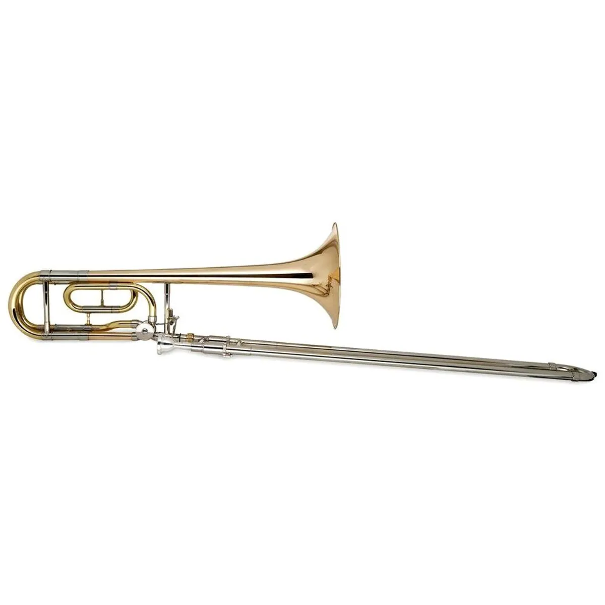 Classic Cantabile QP-42 Quartposaune B/F, Goldmessing Schallbecher, inkl. Mundstück & Koffer