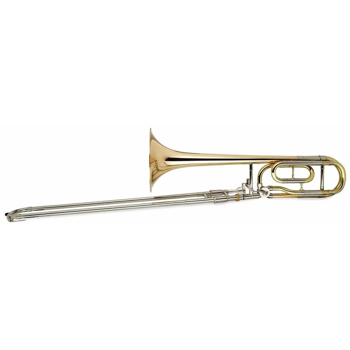 Classic Cantabile QP-42 Quartposaune B/F, Goldmessing Schallbecher, inkl. Mundstück & Koffer 2
