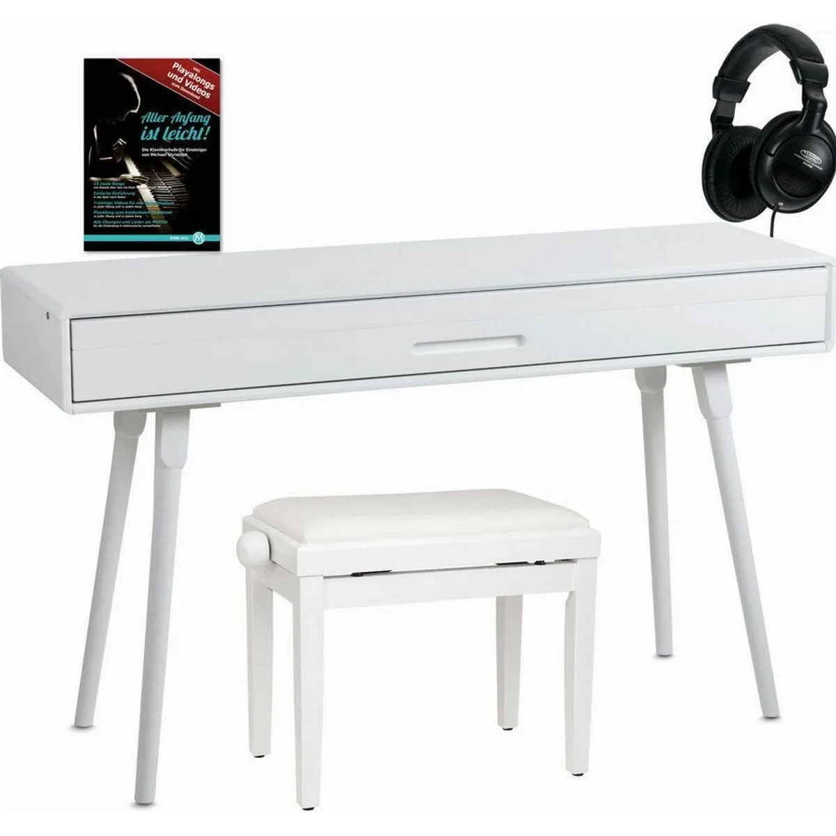 Classic Cantabile DP-730 WL Digitalpiano, 88 Tasten, Hammermechanik, elegantes Design
