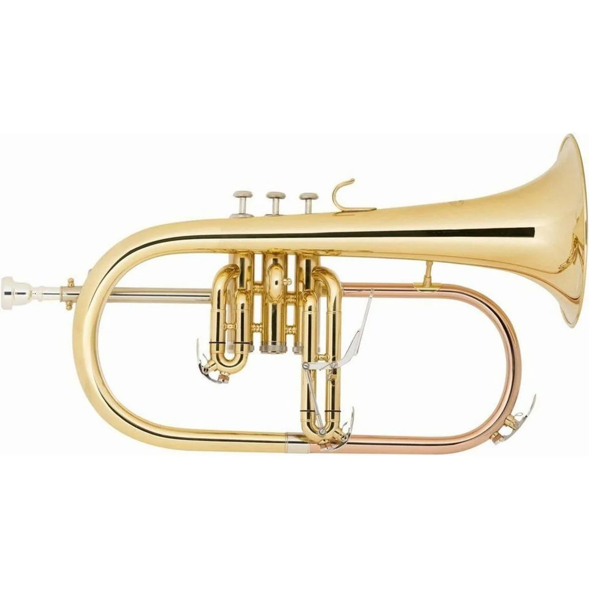 Classic Cantabile FL-26L Flügelhorn, warmen Klang, inkl. Mundstück & Koffer
