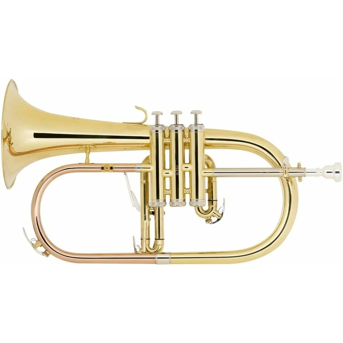 Classic Cantabile FL-26L Flügelhorn, warmen Klang, inkl. Mundstück & Koffer 2