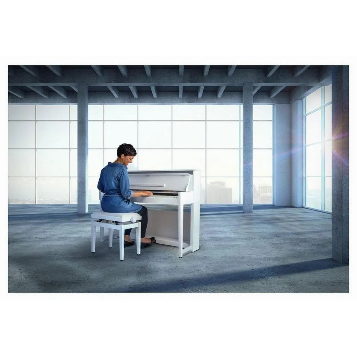 Classic Cantabile UP-1 WM Digitalpiano, 88 gewichtete Tasten, 40 Sounds 2