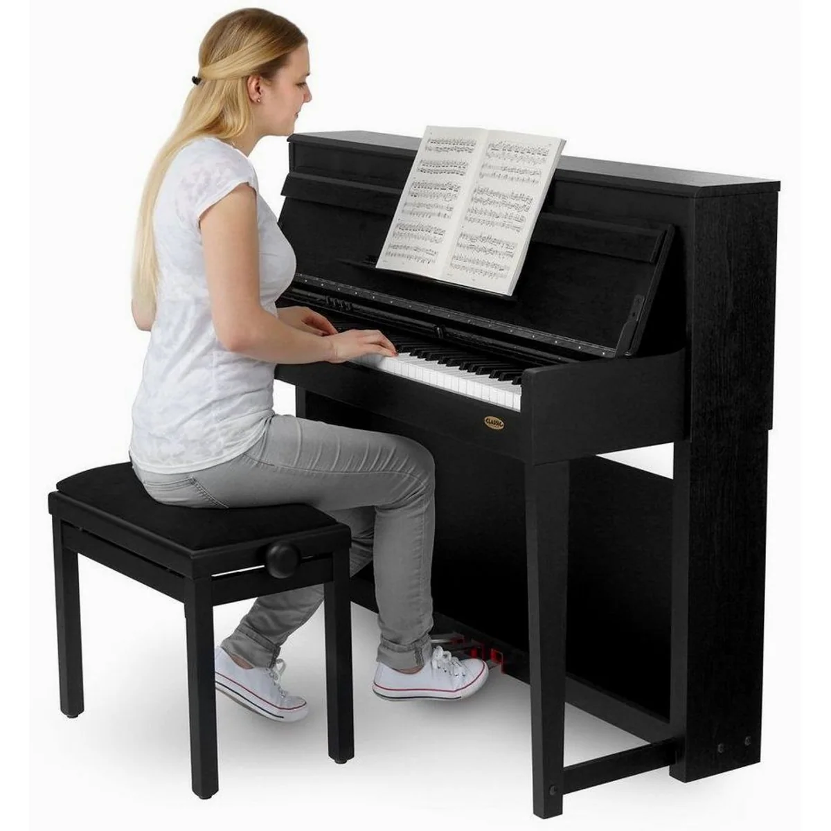 Classic Cantabile UP-1 SM E-Piano Set, 88 gewichtete Tasten & 40 Sounds 3
