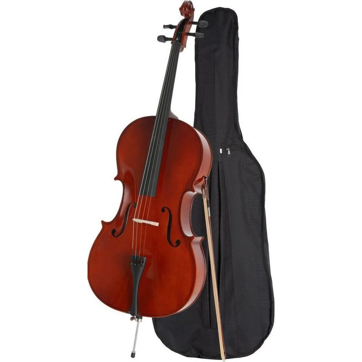 Classic Cantabile CP-100 Cello 4/4 Set, inkl. Bogen & Tasche, handgefertigt