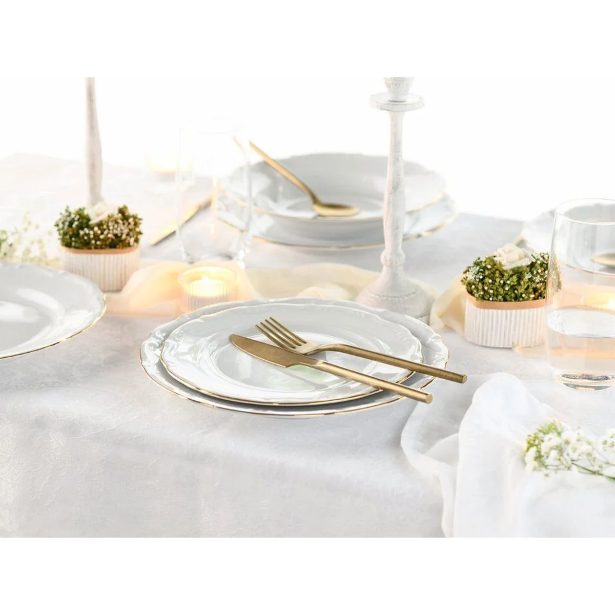 CreaTable Kombiservice Maria Theresia, 30-tlg., für 6 Personen, elegantes Porzellan 2