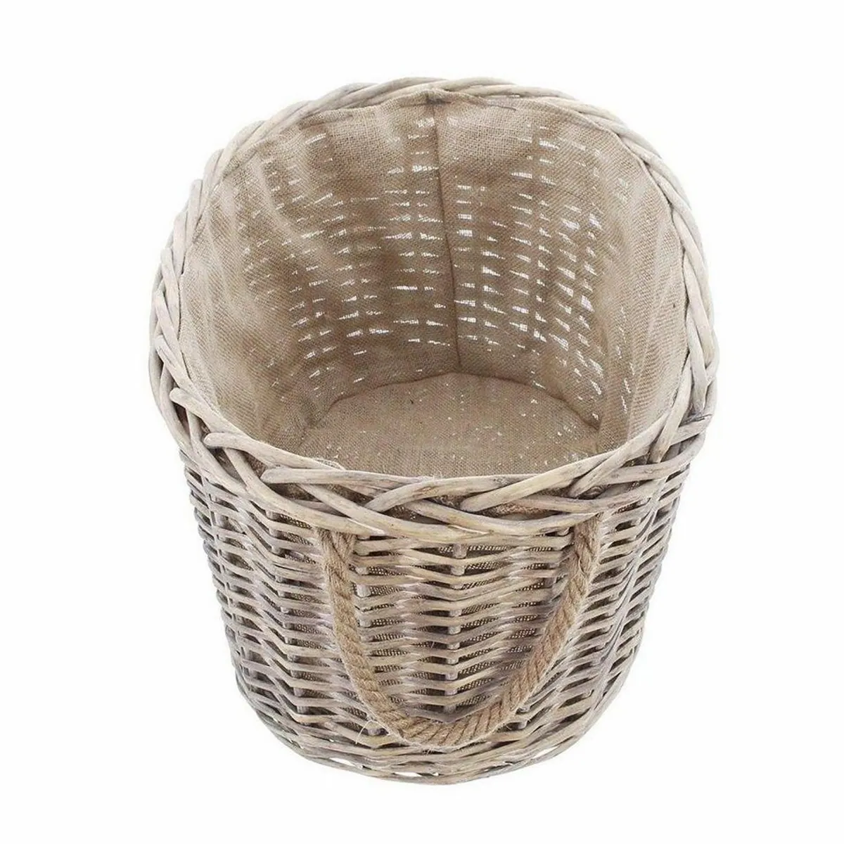 Dekoleidenschaft Kaminholzkorb, Shabby Look, handgefertigt — für Holz, Spielzeug & mehr 3