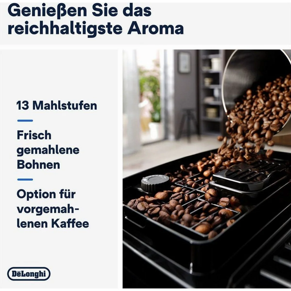 De'Longhi Kaffeevollautomat Start Milk ECAM220.80.SB, Milchkaraffe, Einfache Bedienung, Individuelle Getränkewahl 3