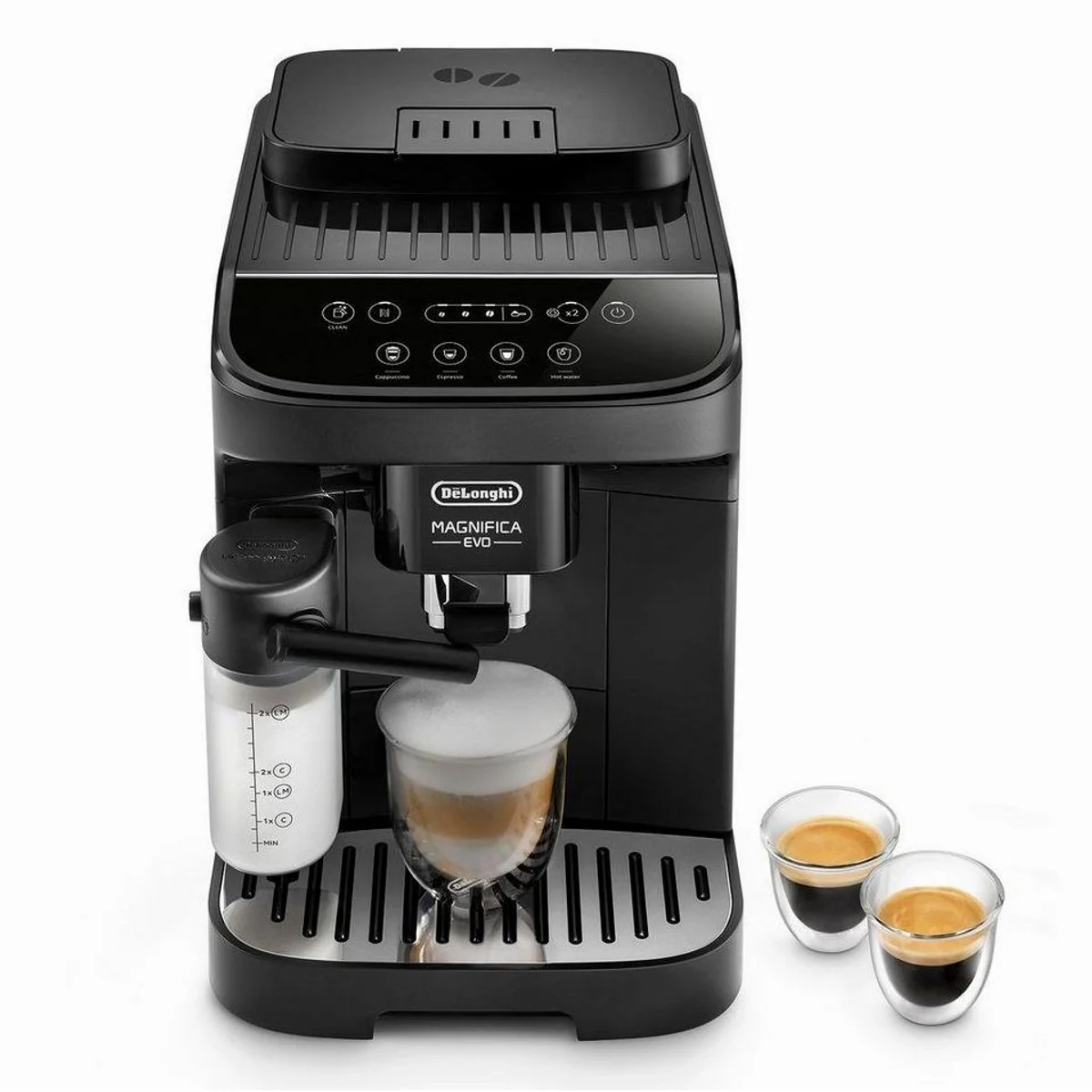 De'Longhi Magnifica Evo ECAM293.52.B Kaffeevollautomat, One-Touch-Bedienung, LatteCrema Milchsystem